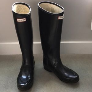 Black Hunter Regent boot! Perfect for rain/snow!